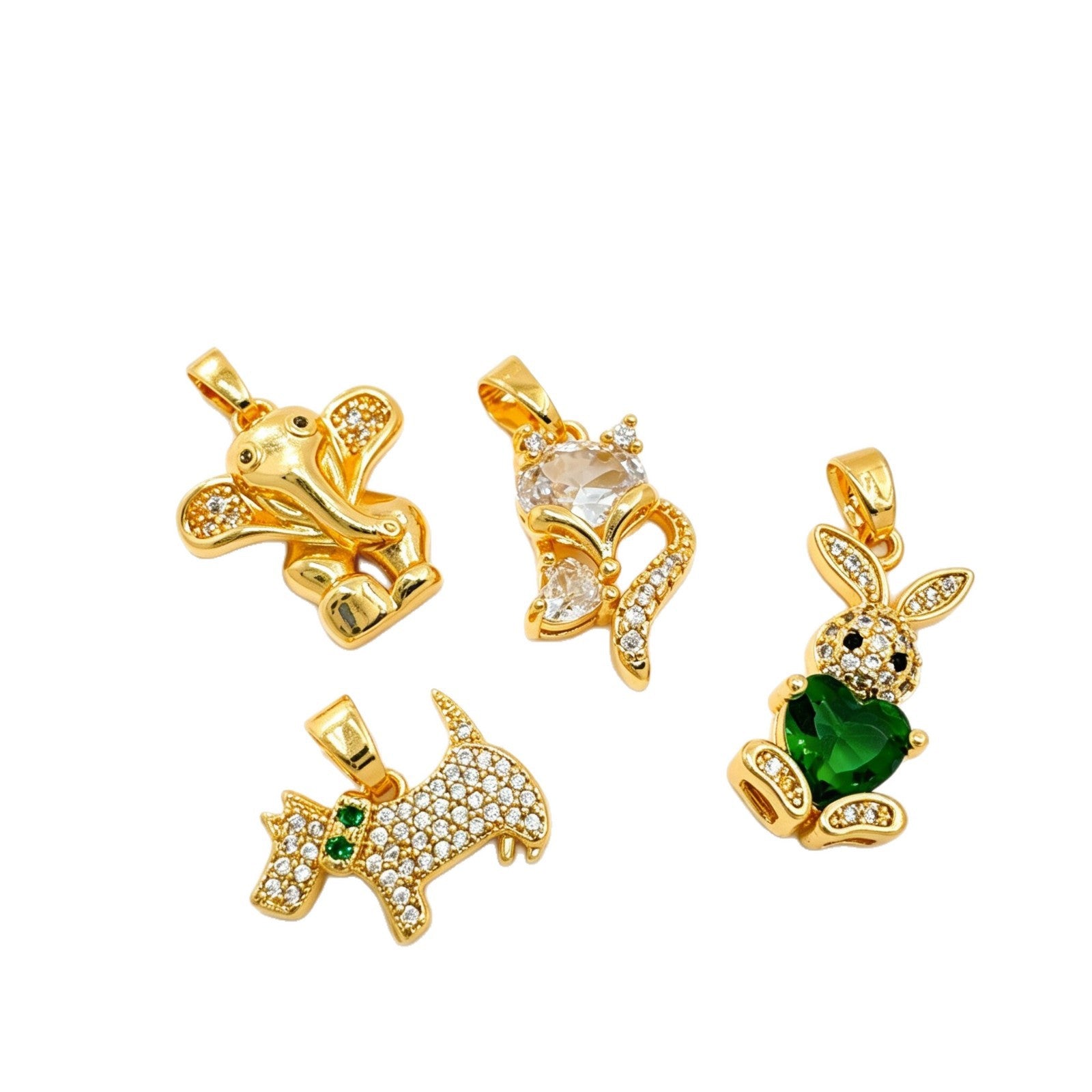 Wholesale Copper Animal Pendant Necklace Dog