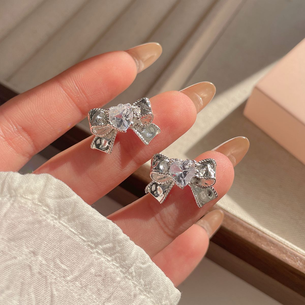 Wholesale Bow Earrings Simple Earrings Exquisite Earrings ACC-ES-SenWai001