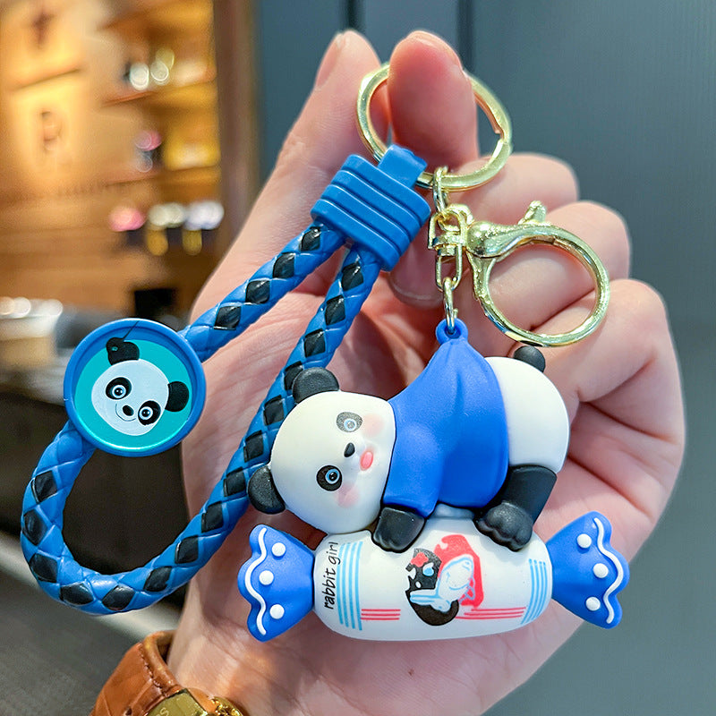 Wholesale Cute cartoon silicone keychain