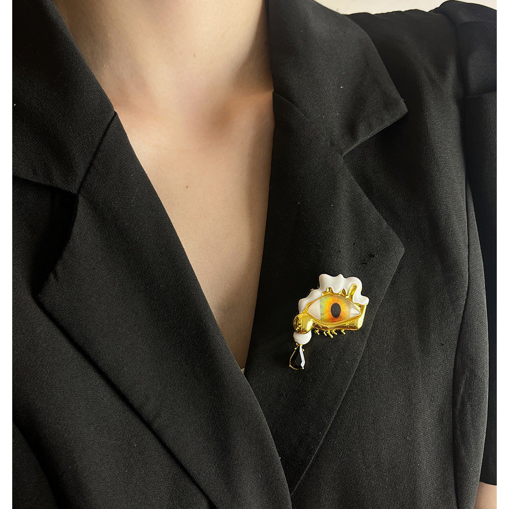 Wholesale  Personality Ears Eyes Nose Multi-element Necklace