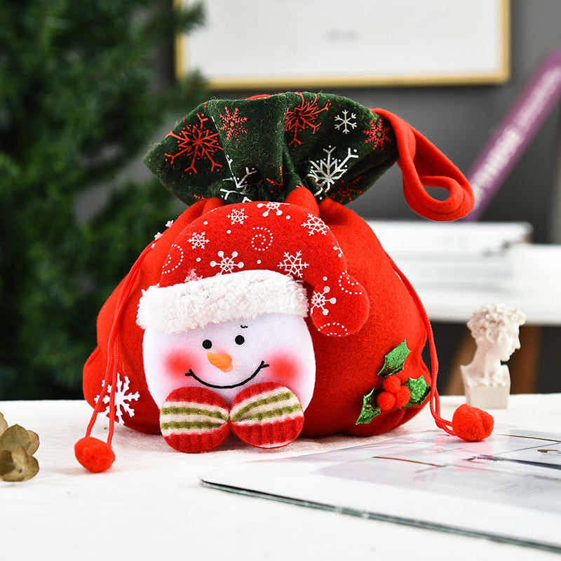 Wholesale   three-dimensional beveled decorative apple bag