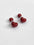 Wholesale Love cherries 925 silver needle earrings