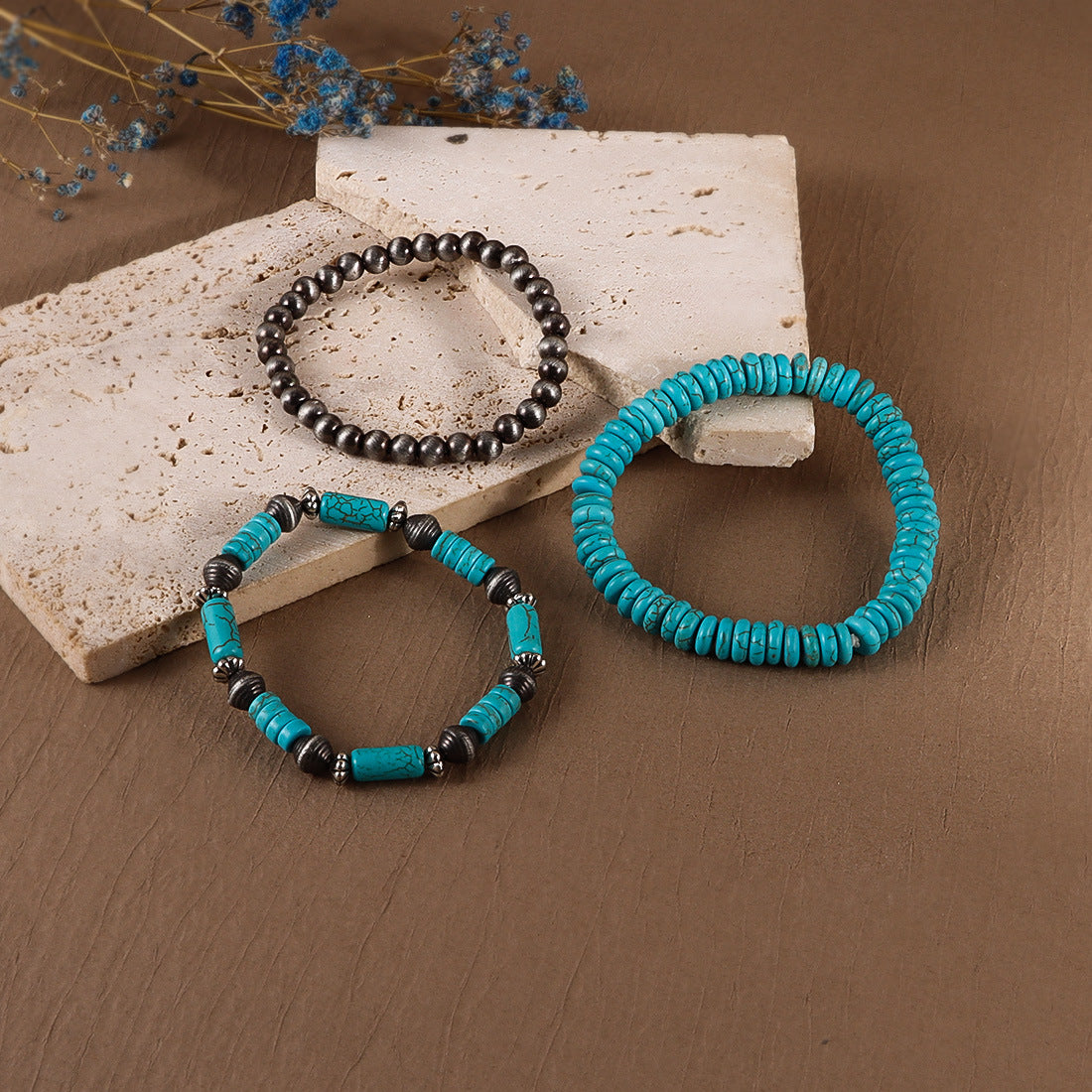 Wholesale  multi-layer turquoise bracelet