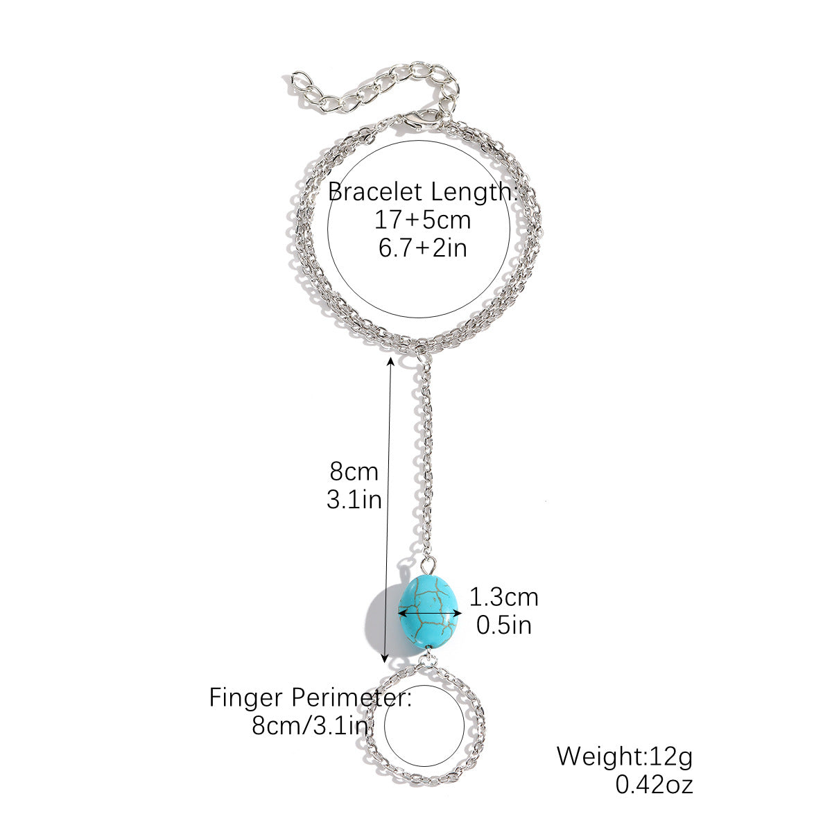 Wholesale Bracelet Three Layers  Fashionable Geometric Butterfly Bracelet