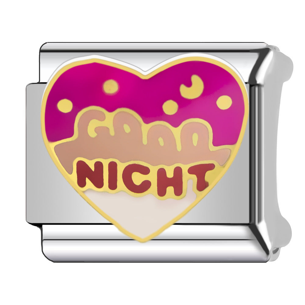 Wholesale   Italian Charm Bracelet 9mm DIY wedding Creative Stainless Steel Composable Bracelet