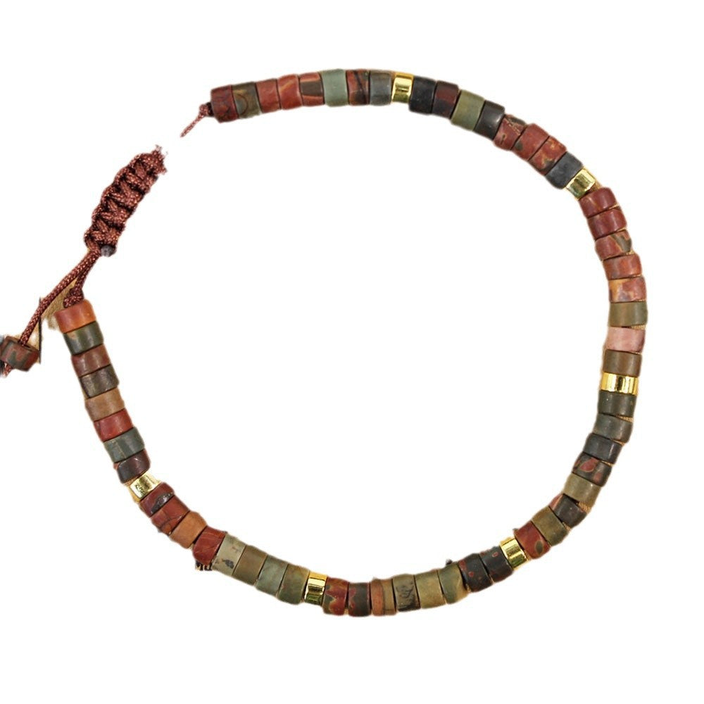 Wholesale Hand Woven Natural Stone Bracelets