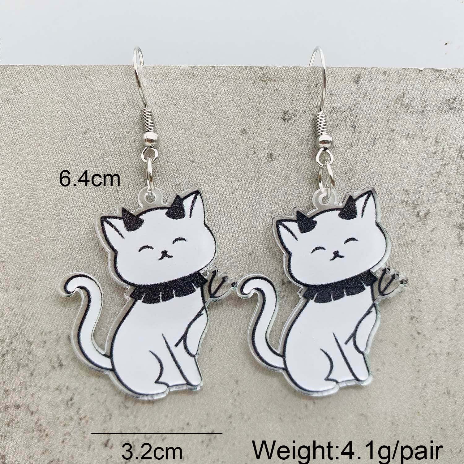 Wholesale  Cartoon Cat Horror Pumpkin Ghost Acrylic Earrings