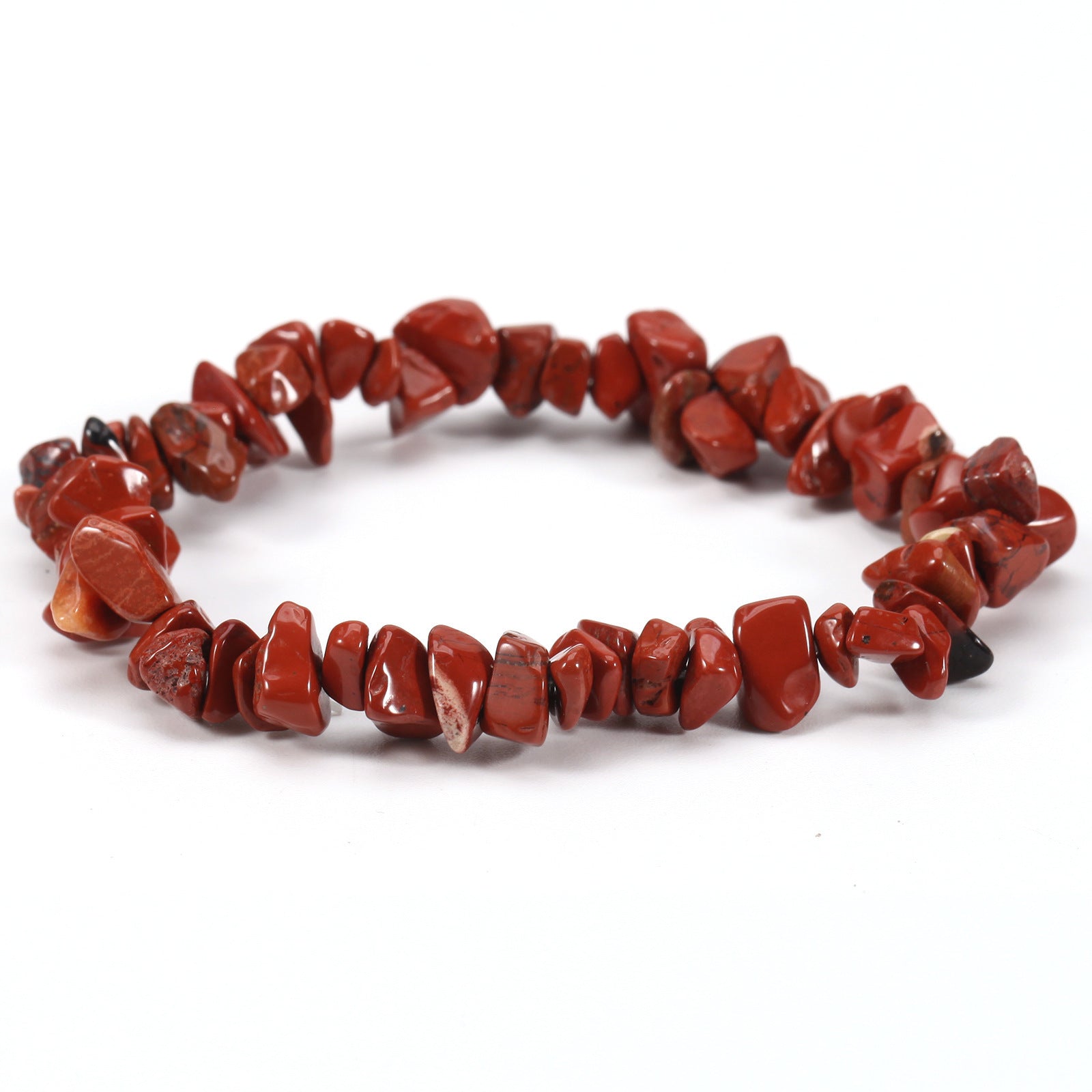 Wholesale Geometric Natural Stone Bracelet Irregular Gravel Beads Elastic Handmade Jewelry Accessory for Boutique Resale