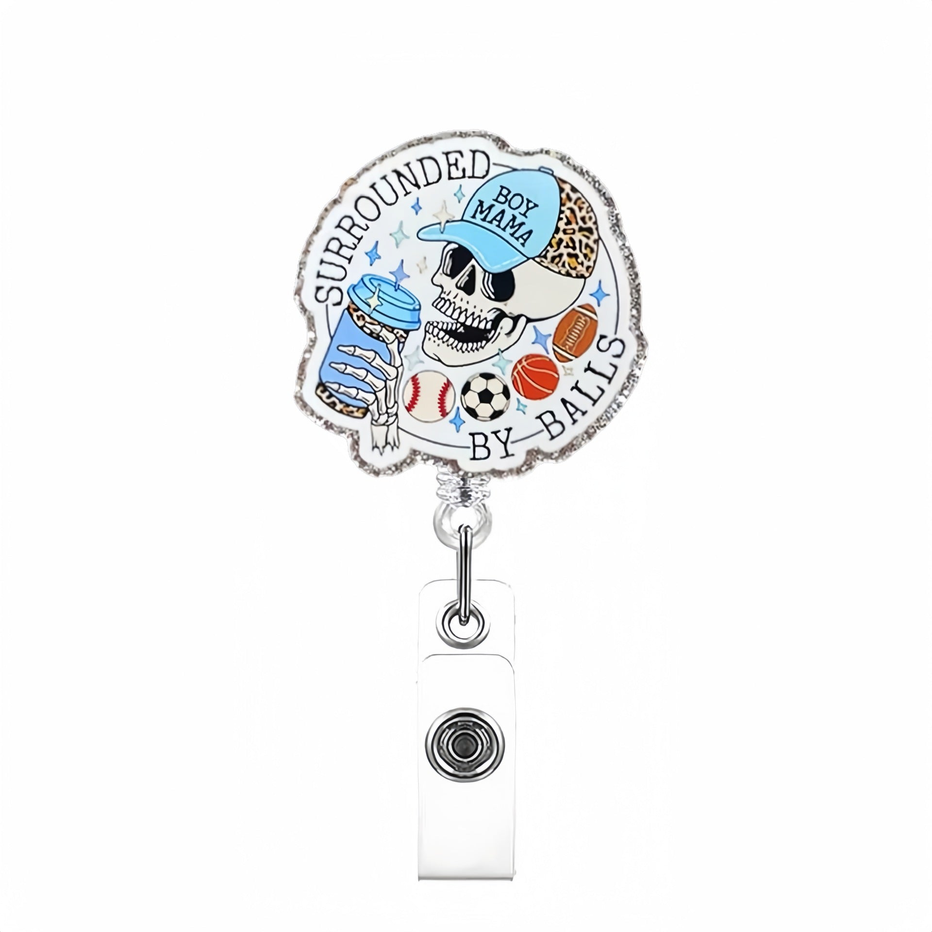Wholesale  Ghost Badge Reels Keychains