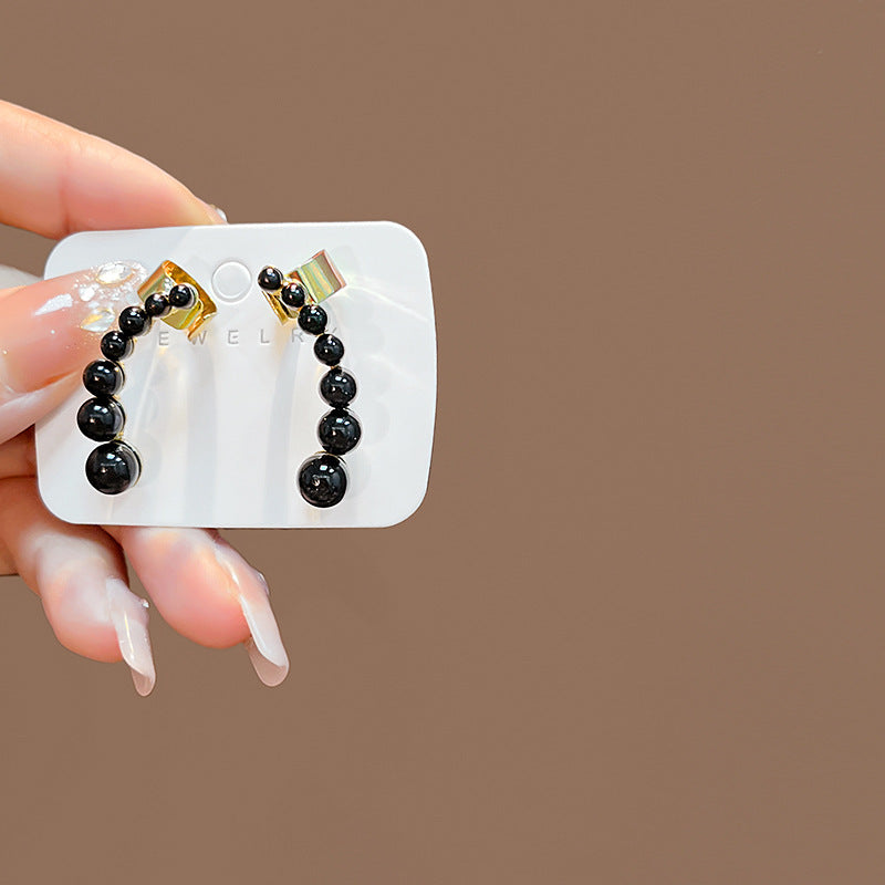 Wholesale Vintage Butterfly Hollow Blue Five-pointed Star Earrings