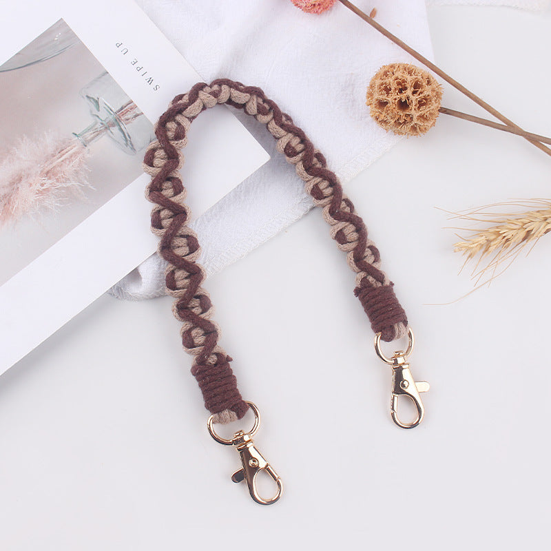 Wholesale  creative handmade woven pattern cup set cup rope cup belt cup accessories