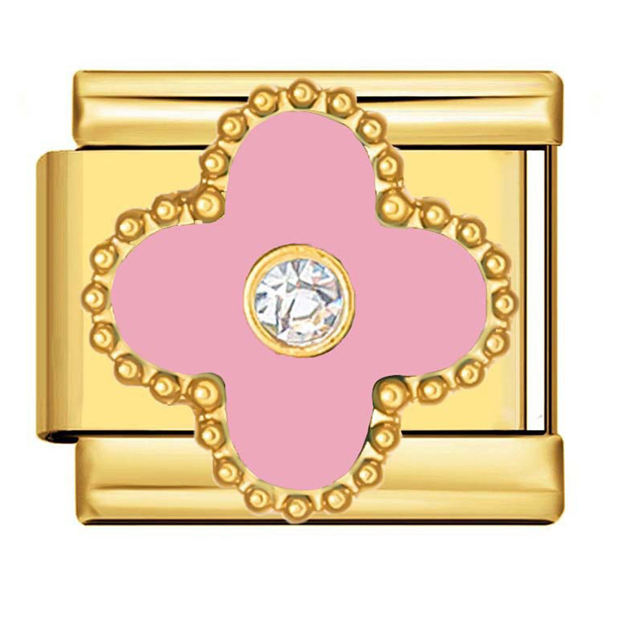 Wholesale 9mm Italian Charm Starter Bracelets DIY square Single Section Creative Stainless Steel Composable Bracelet