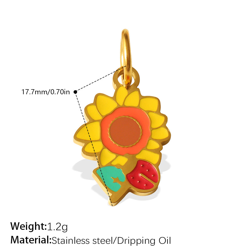 Wholesale plant series dripping  Charms for Jewelry