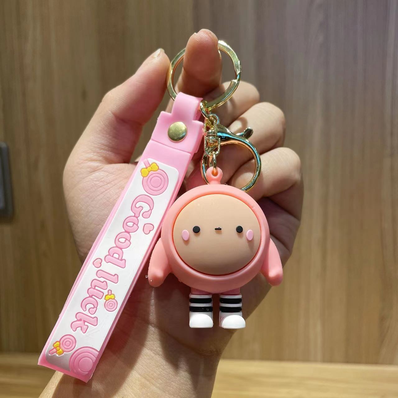 Wholesale Cartoon Cute Silicone Keychains ACC-KC-Qichu006