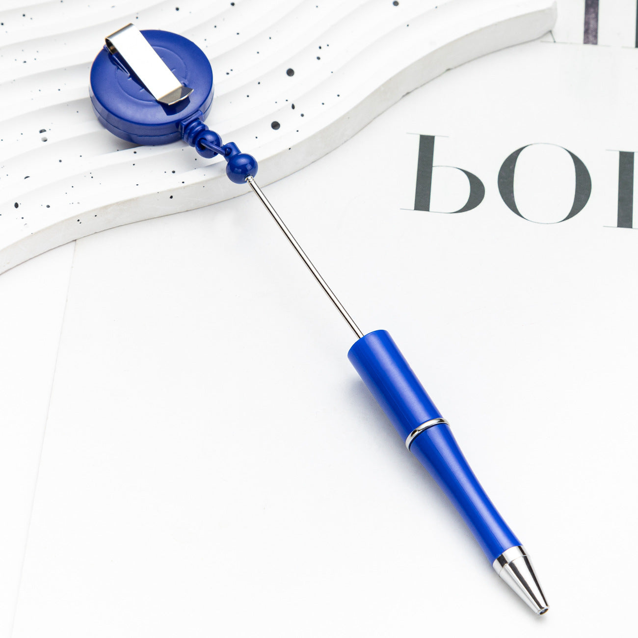 Wholesale Beadable Pens Plastic Badge Reels DIY Beaded Pens ACC-PN-HuaH059