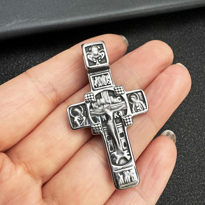 Wholesale Titanium Steel Cross Necklace