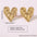 Wholesale light luxury  exaggerated earrings geometric stainless steelearrings