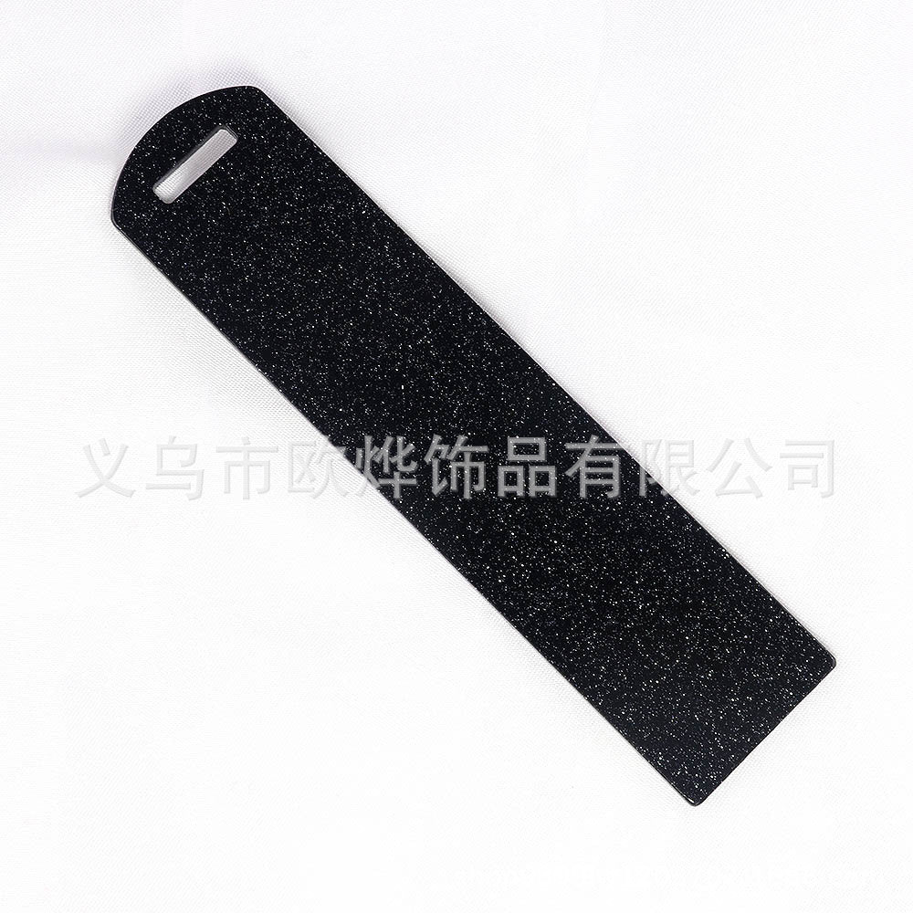 Wholesale 10PCS DIY Glitter Acrylic Bookmarks