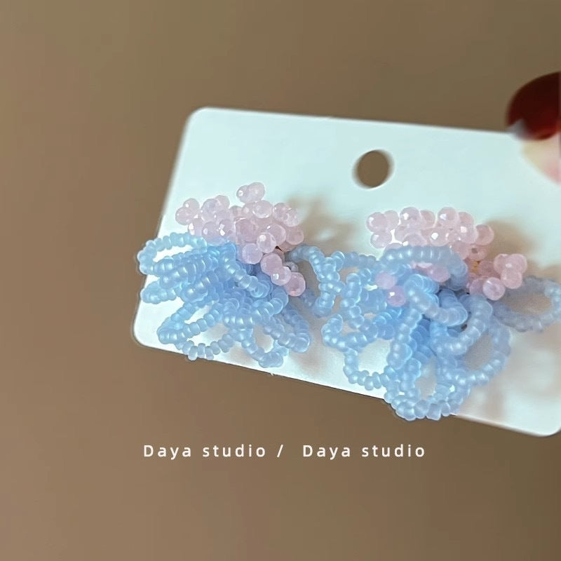 Wholesale Color Flower Earrings