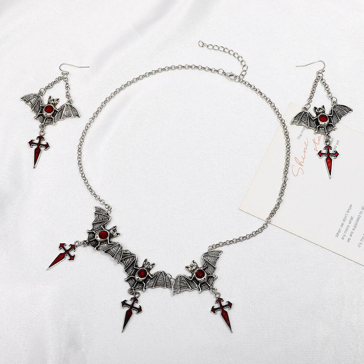 Wholesale   retro Gothic exaggerated black   necklace