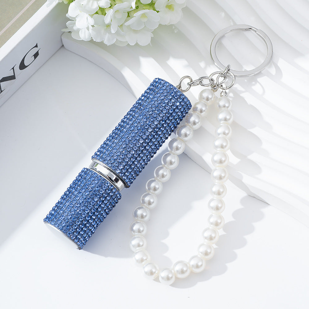 Wholesale  Diamond-Encrusted 5ml Creative  Keychain