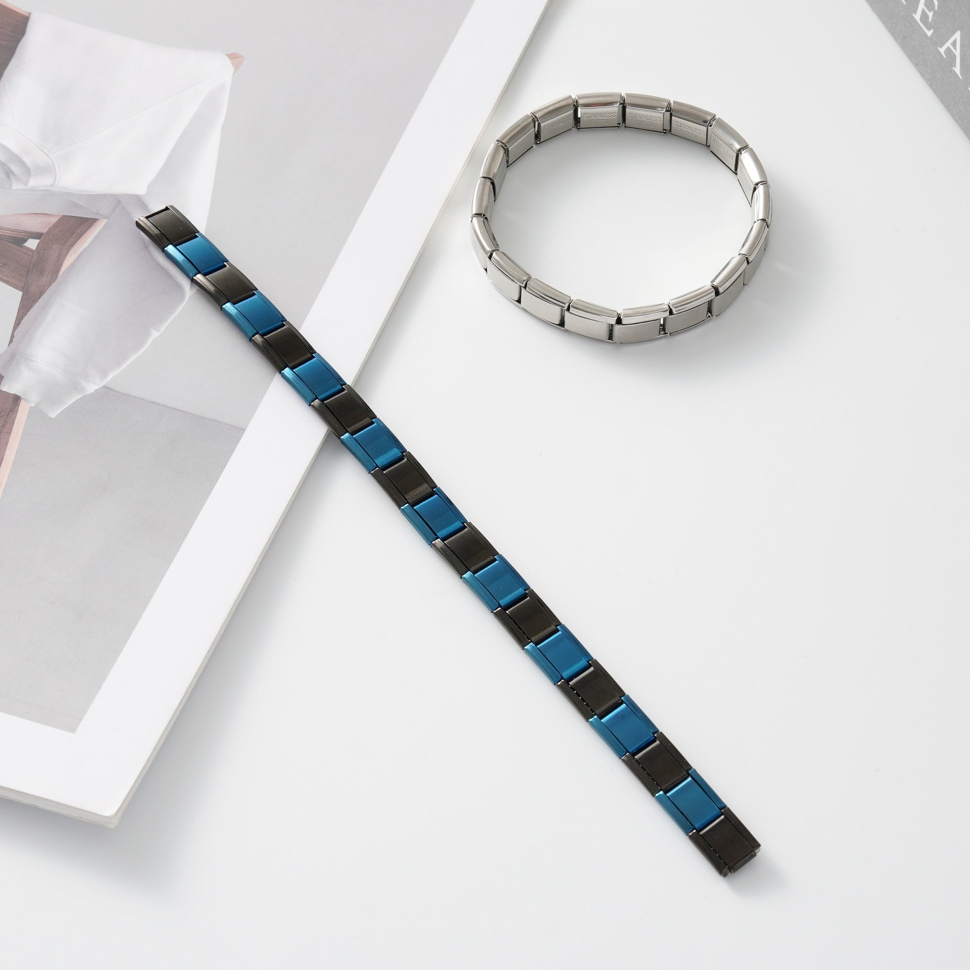 Wholesale Italian Charm Bracelet 9mm DIY Splicing Cute Creative Stainless Steel Composable Bracelet