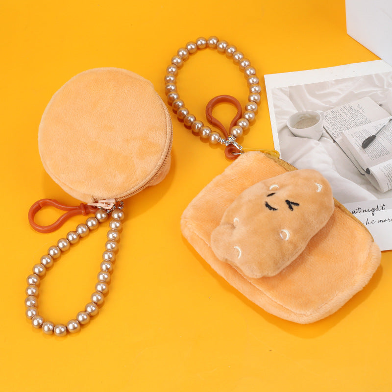 Wholesale Little Potato Plush Mini Coin Purse Keychain Keychain Wallet ACC-KC-HuoFan004