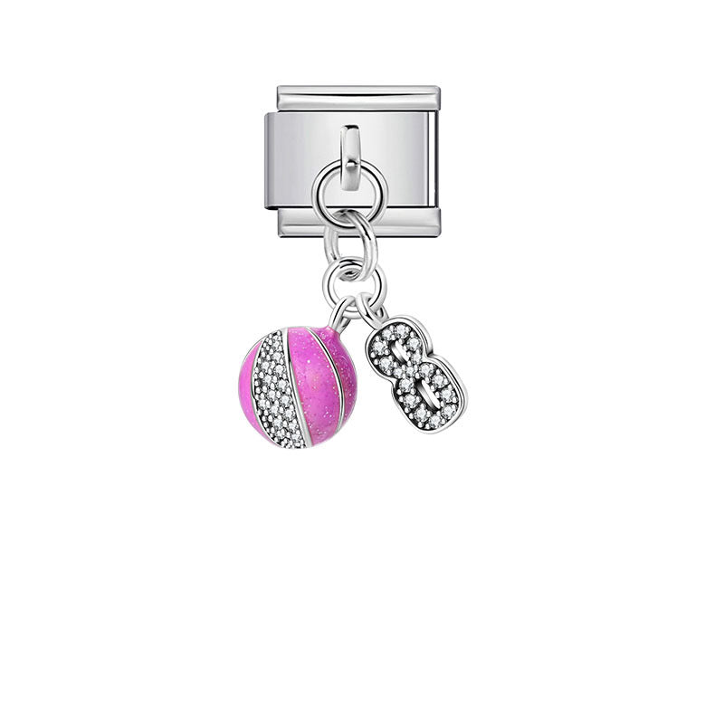 Wholesale Electroplated Alloy DIY Watch Accessories Detachable Combination Pendant for Gift Boutique Resale
