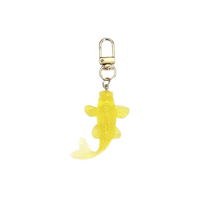 Wholesale Small Goldfish Resin Creative Keychains