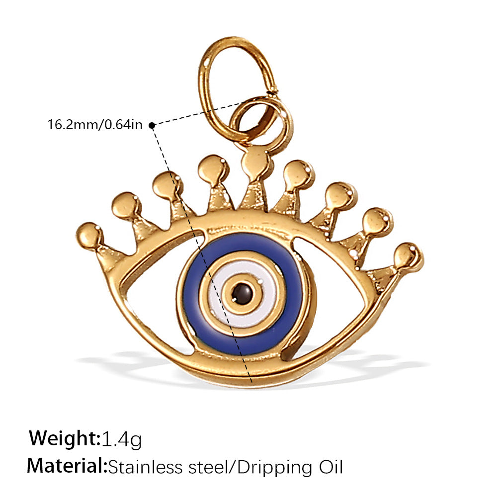 Wholesale DIY  Plated 18K Gold Palm Eye   Charms