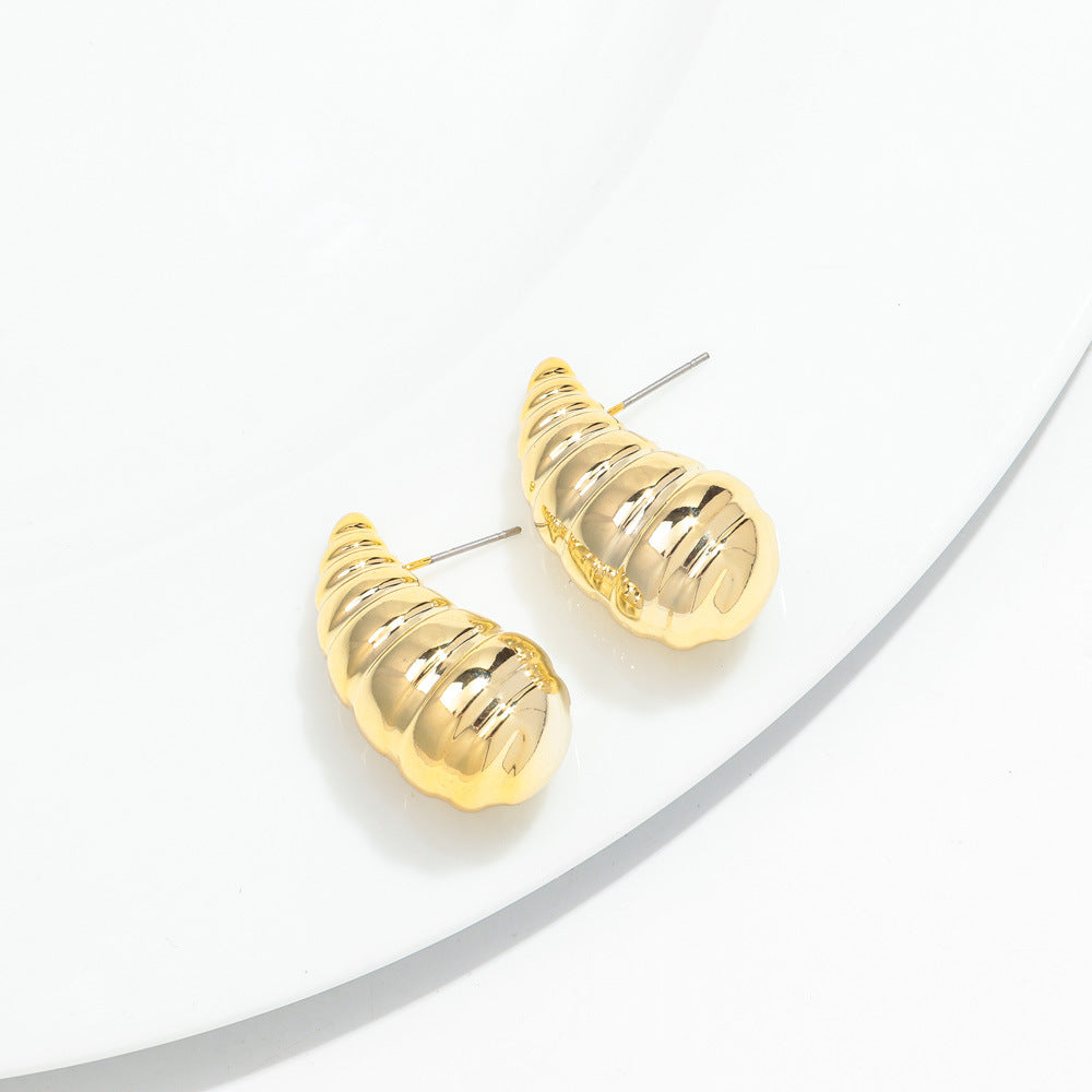 Wholesale Electroplated CCB Diamond Earrings