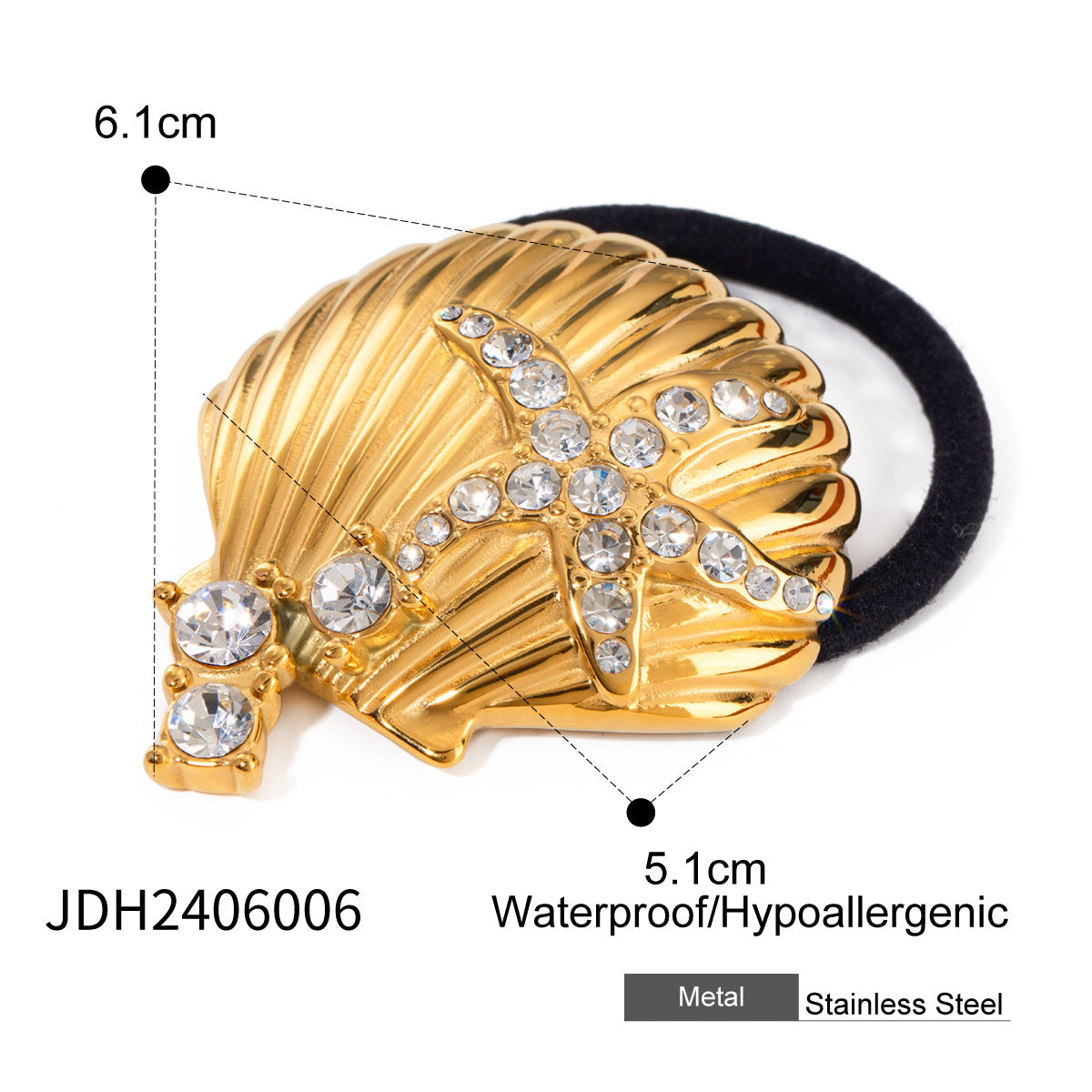 Wholesale stainless steel hair bands and hair ties