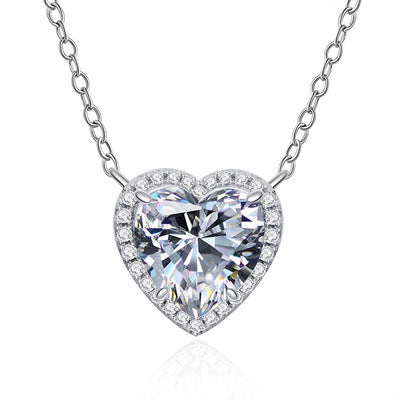 Wholesale Moissanite Women's Clavicle Chain Zircon Pendant ACC-PT-JRD001