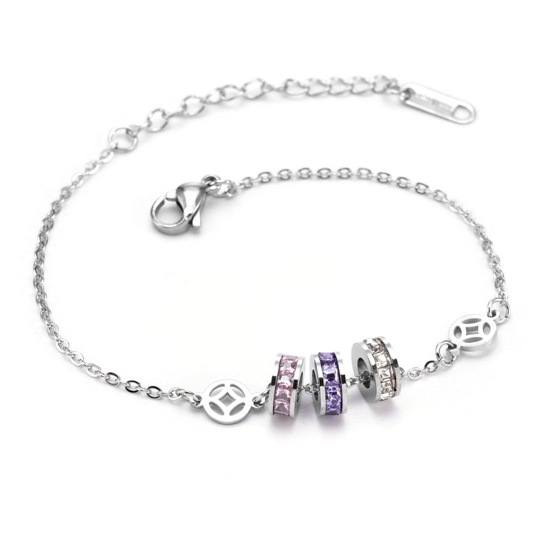 Wholesale Titanium Steel Bracelets Zircon Bracelets