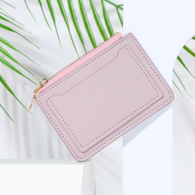 Wholesale Women's Ultra-thin Card Holder Candy Color Wallet