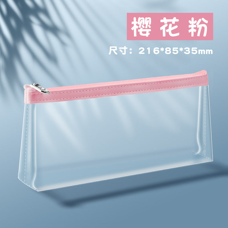 Wholesale Back to School transparent large capacity pencil case