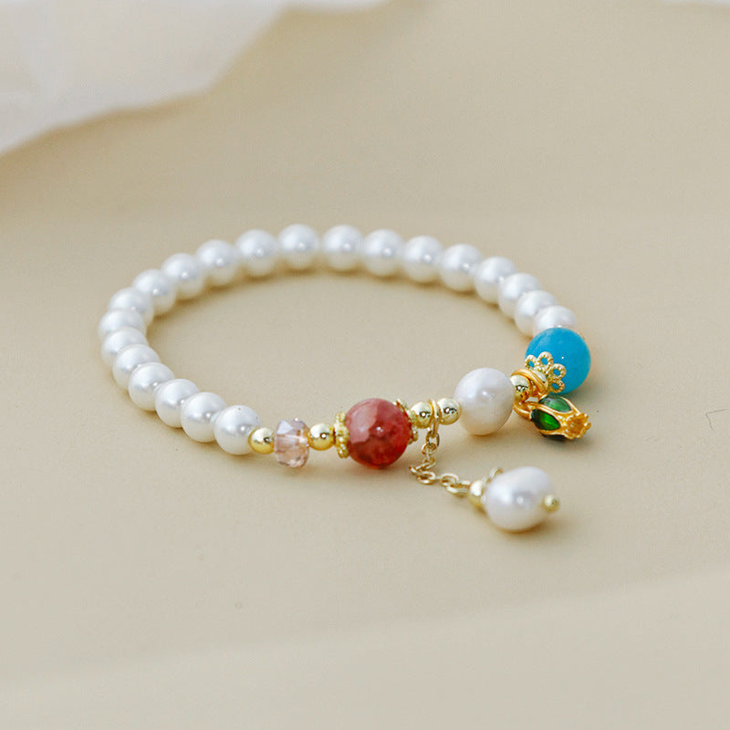 Wholesale Freshwater Pearl Colorfulful Bracelet