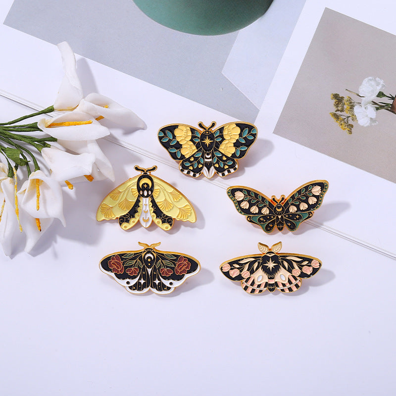 Wholesale Butterfly Brooch Insect Showy Metal Badge ACC-BCH-QiHe005