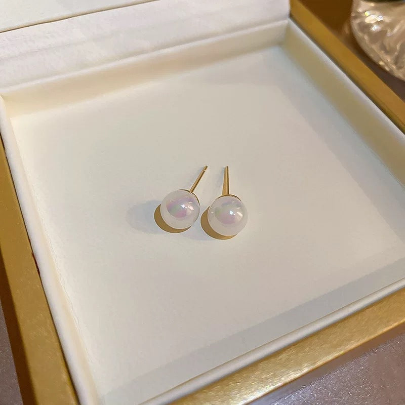 Wholesale Mermaid Pearl Earrings Simple and Versatile Earrings ACC-ES-Weim003