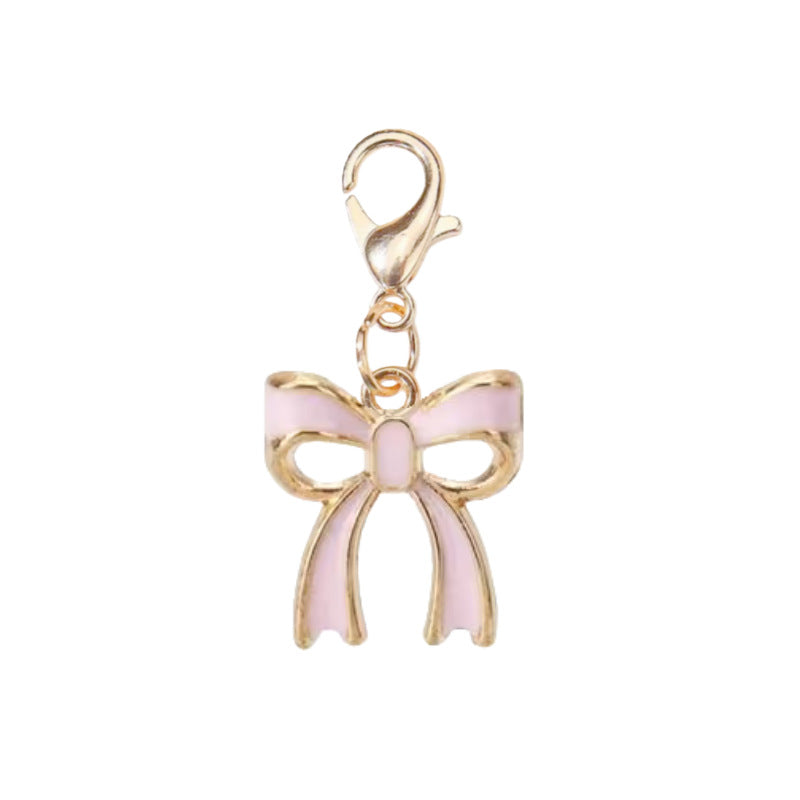 Wholesale 10pcs/pack Oil Drop Butterfly Alloy Pendant DIY Universal Buckle Pendant Accessories Bow Tie Pendant Bracelet Necklace Earrings Accessories