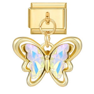 Wholesale 9mm Italian Charm Starter Bracelets DIY Bow Pendant Stainless Steel Composable Bracelet