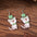 Wholesale St. Patrick's Day Pu Earrings Puppy Cat Pattern