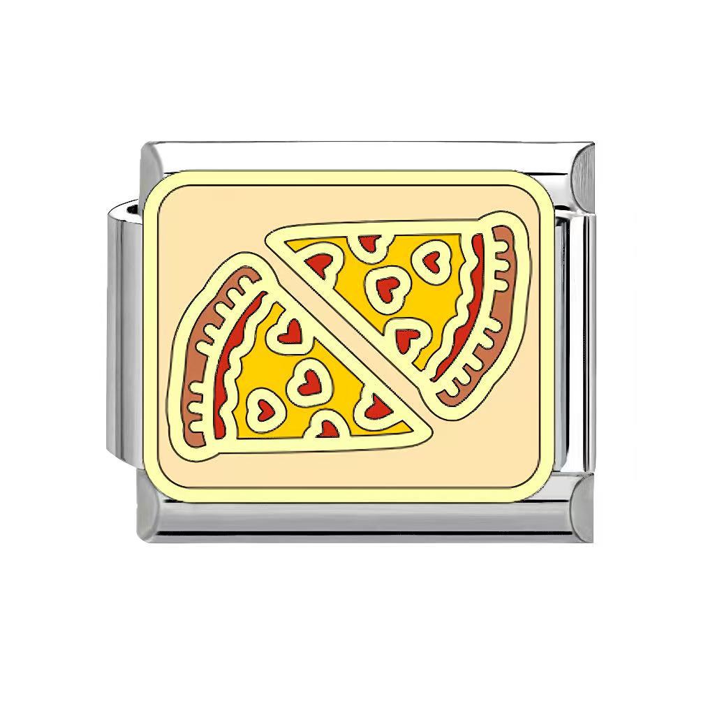 Wholesale Italian Charm Bracelet 9mm DIY Splicing heart Creative Stainless Steel Composable Bracelet