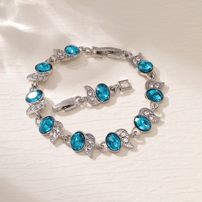 Wholesale  zircon seven-color bracelet
