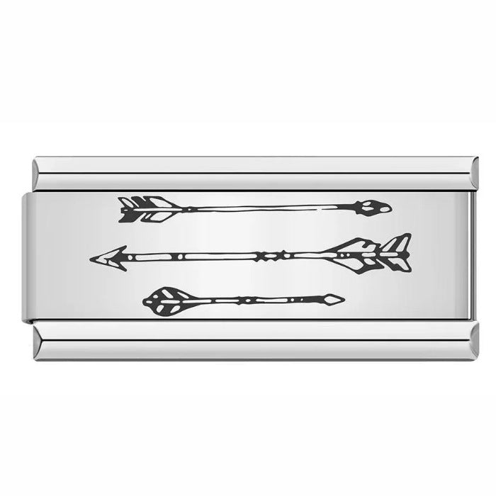 Wholesale Italian Charm Bracelet 9mm DIY Splicing Removable Long Stainless Steel Composable Bracelet