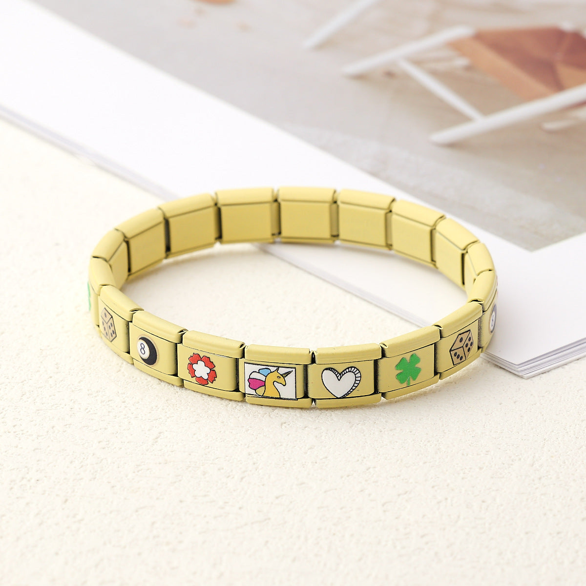 Wholesale Italian Charm Bracelet Colorful Bracelet