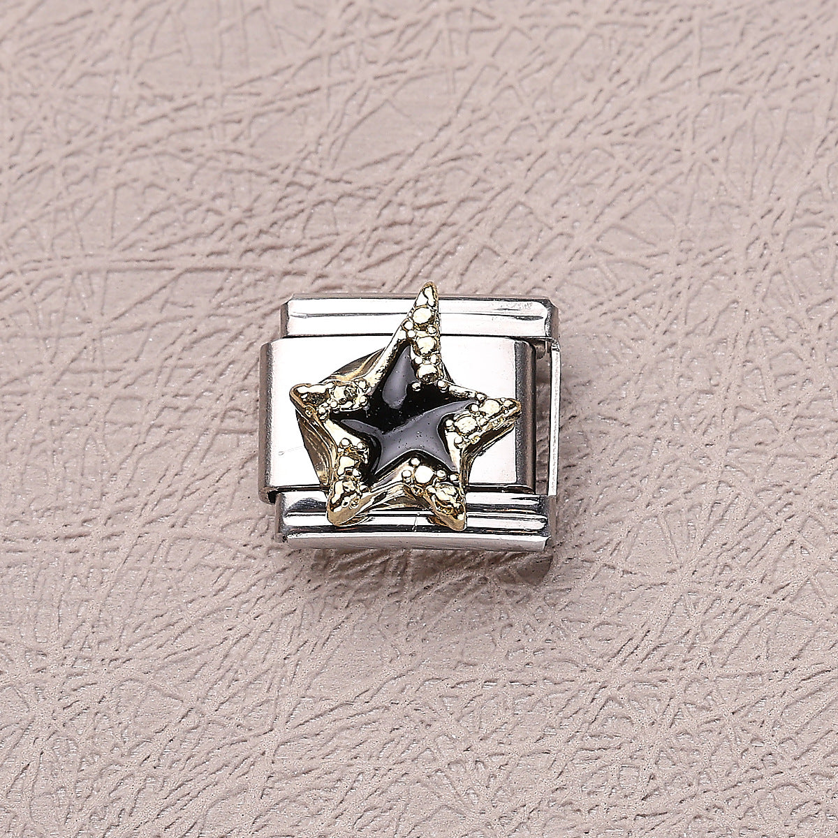 Pulsera de encanto italiano de 10 piezas al por mayor de 9 mm Diy Spliting Butterfly Ladybug Acero inoxidable Pulsero compuesto