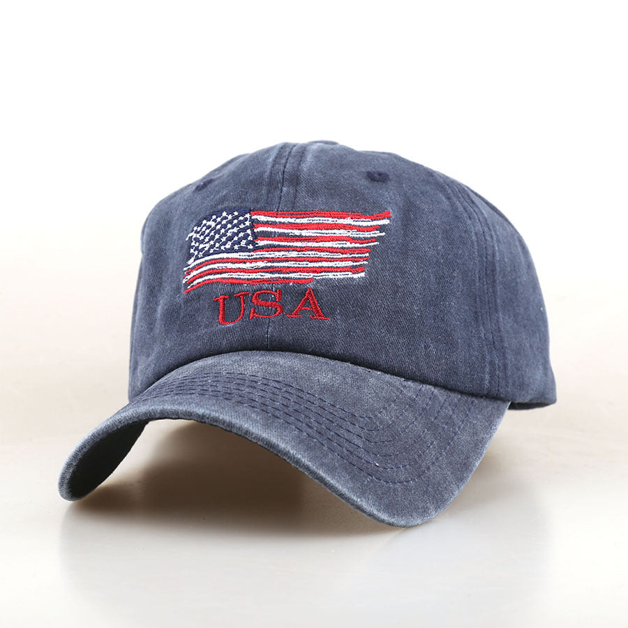 Wholesale USA Baseball Cap Embroidered Letter Adjustable Baseball Cap