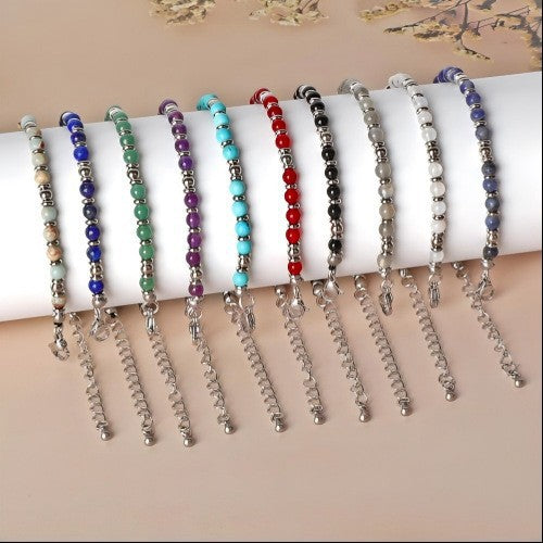 Wholesale Natural stone bead bracelet adjustable