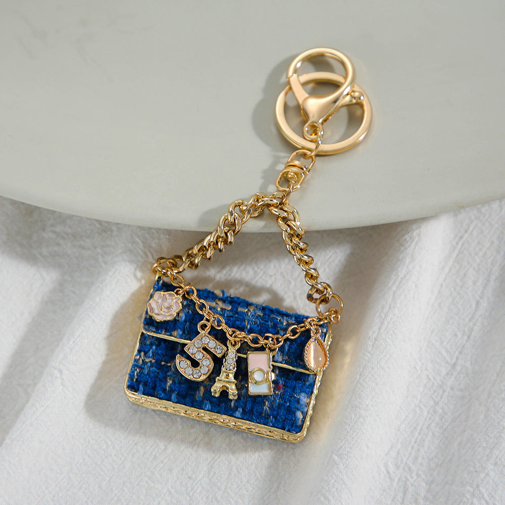Wholesale Creative small gift bag key chain small pendant metal key chain